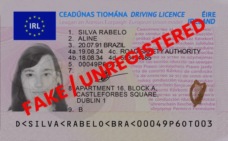 Fake Full Ireland Licence